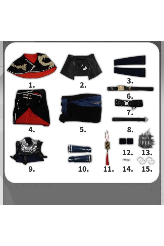 2XXT Cosplay Arknights Zuo Le Cosplay Costume